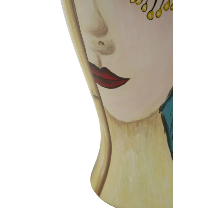 Vaso Ceramica Art Face Cm Ø 21X34