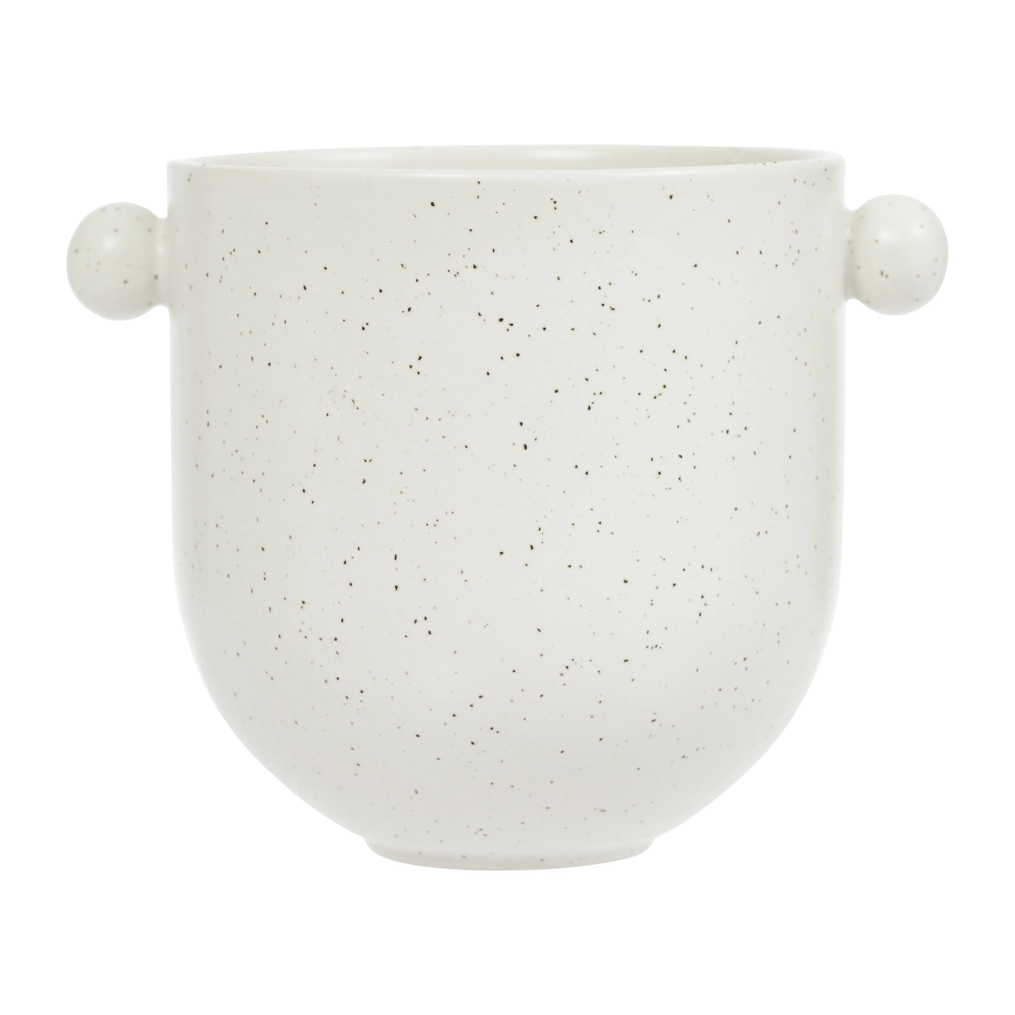 Vaso da fiori Saga Ø 12,5 cm.jg{font-size:18px}Bianco sporco