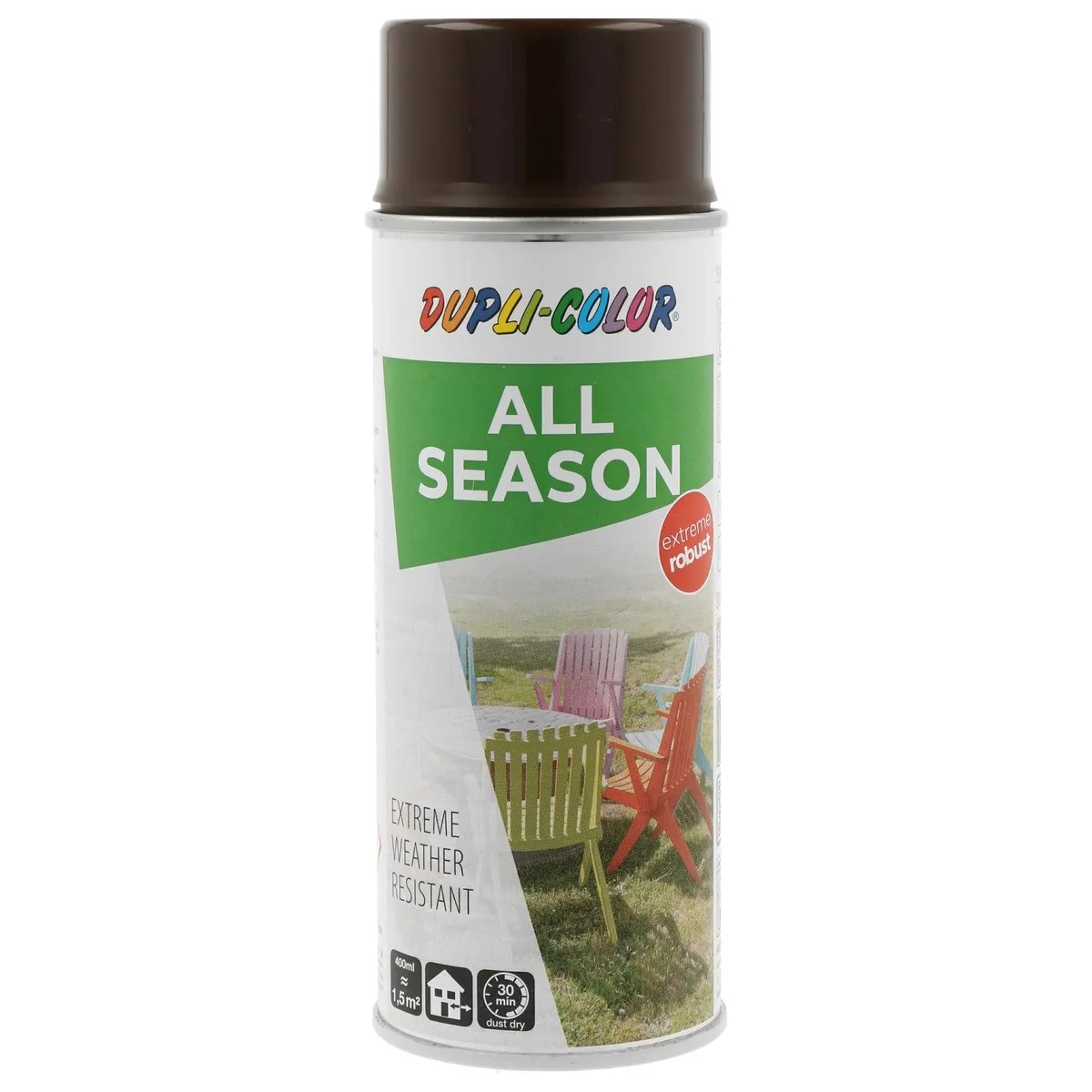 Vernice spray All Season 400 ml marrone cioccolato RAL 8017