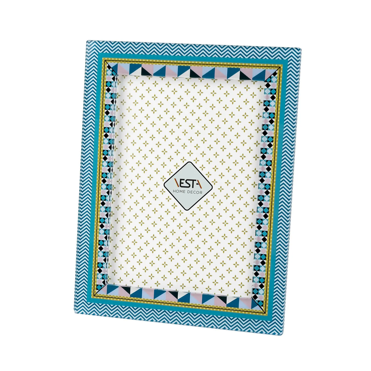 Vesta  Portafoto con cornice in plexiglass dal design moderno con decoro Modern Decor - 13x18