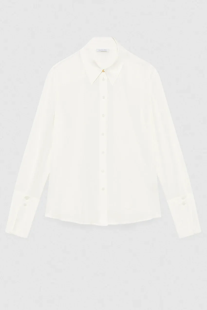 W4-8C0728 Camicia in Crepe Essential  