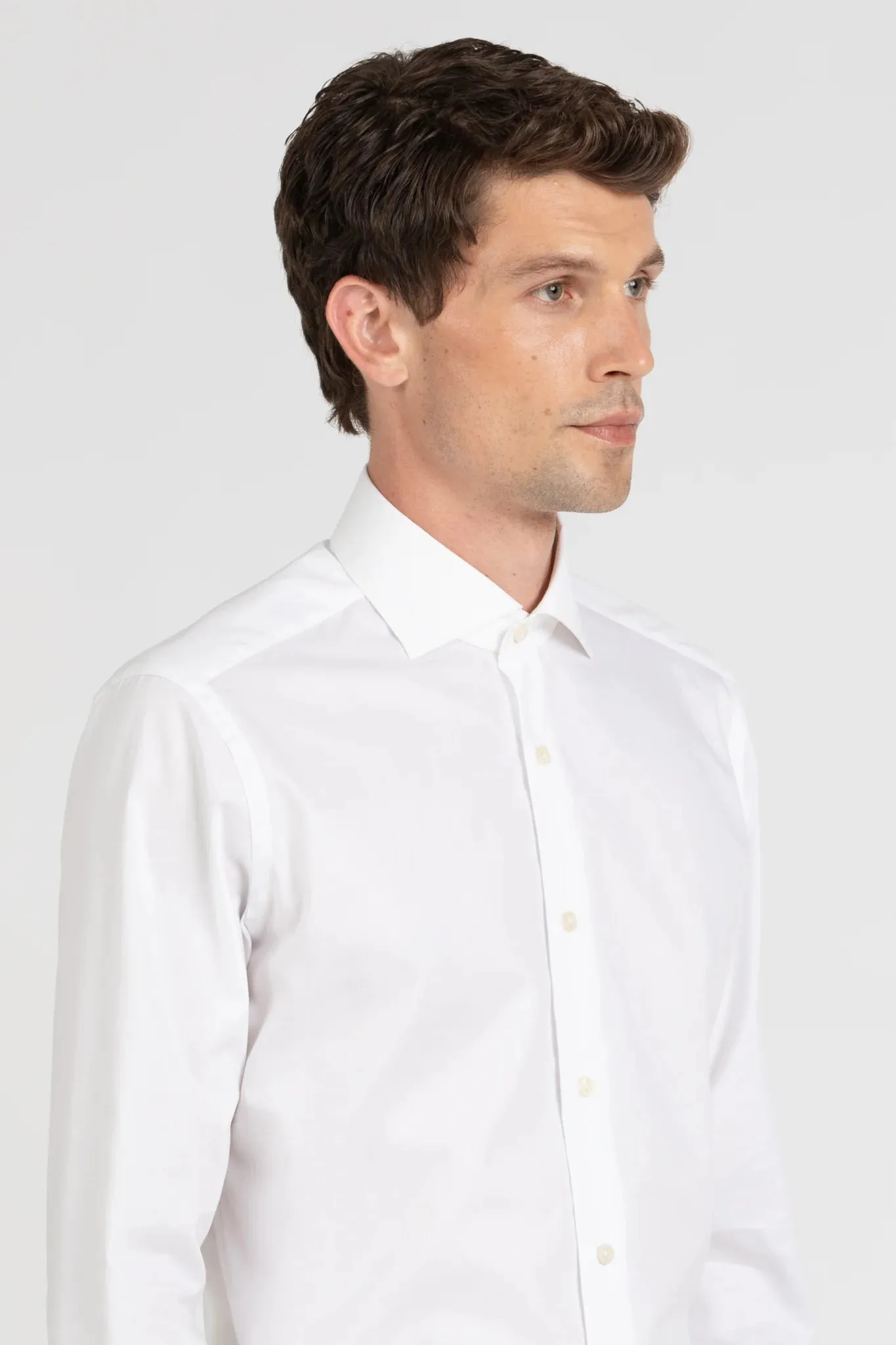 W4-GI0CIR Camicia Regular Giro Inglese Bianco Man  