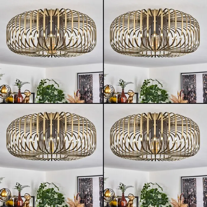 Wemude Plafoniera Ottone antico, 1-Luce