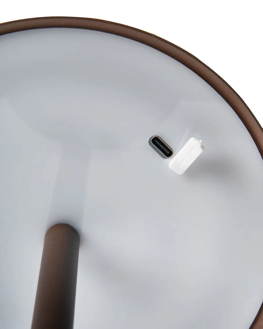Wireless LED Table Lamp FRANCOLI With Dimmer Metal Brown