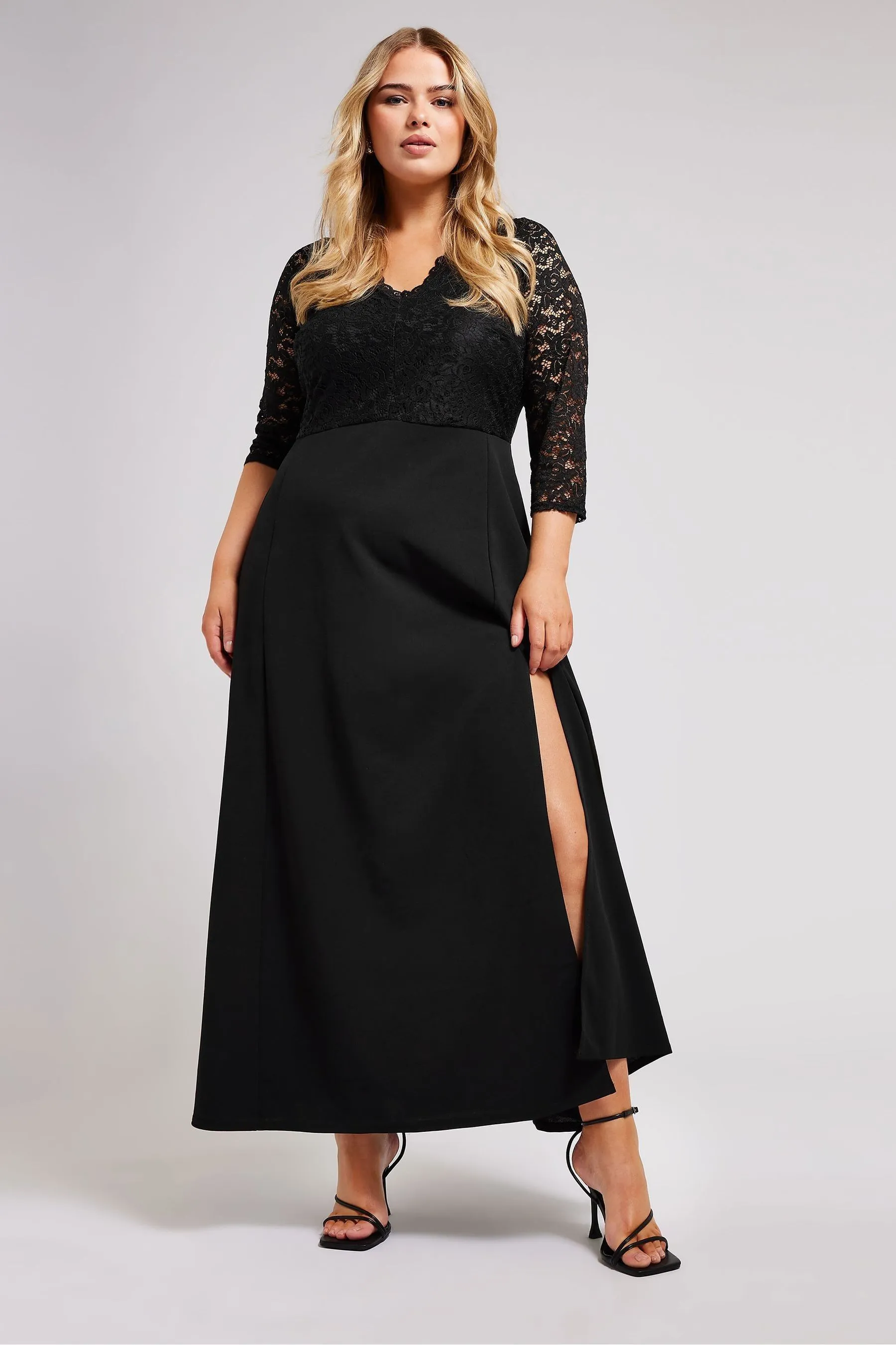 Yours Curve Pizzo - Abito maxi