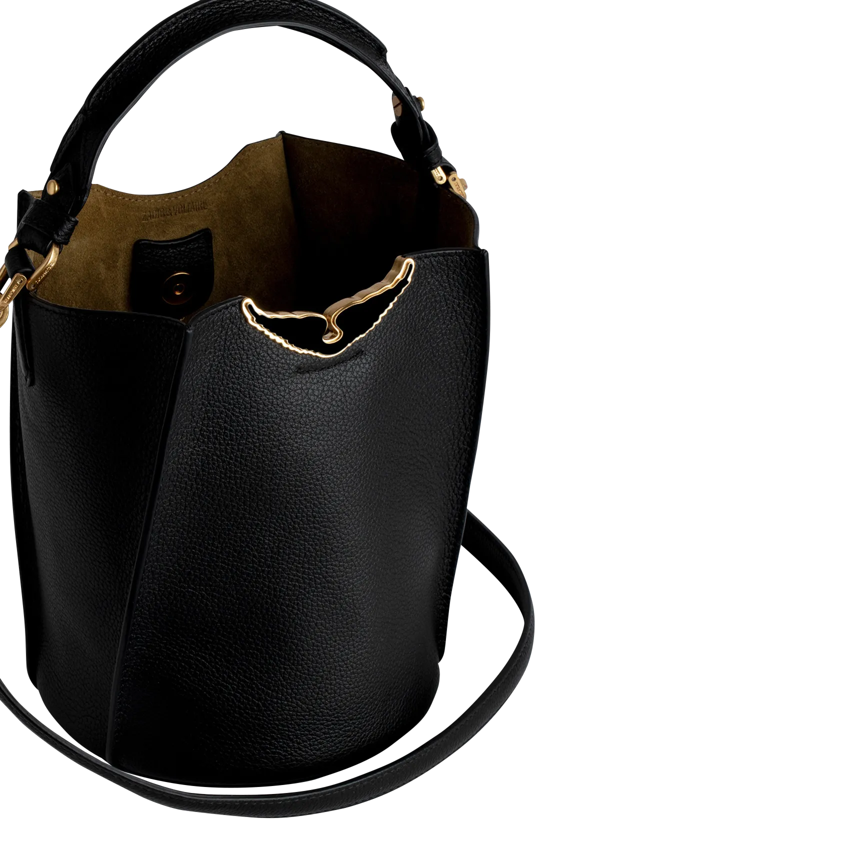  ZADIG&VOLTAIRE   BORDERLINE - Borsa a tracolla in pelle | Nero