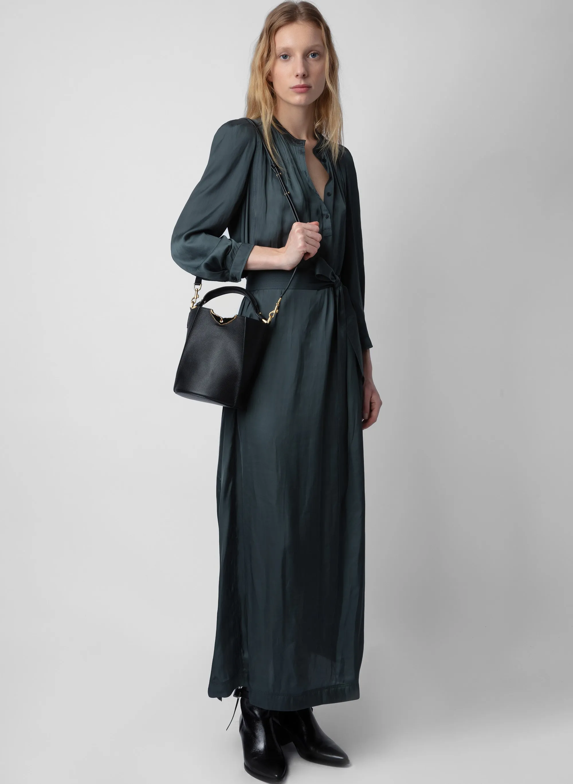  ZADIG&VOLTAIRE   BORDERLINE - Borsa a tracolla in pelle | Nero
