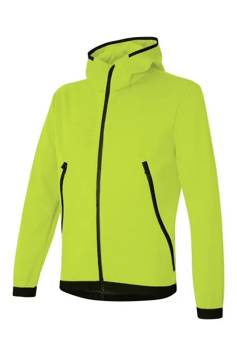 ZERORH+ 3 ELEMENTS SOFT SHELL M HOODY Acid Lime giacca softshell leggero da uomo