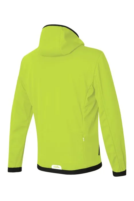 ZERORH+ 3 ELEMENTS SOFT SHELL M HOODY Acid Lime giacca softshell leggero da uomo