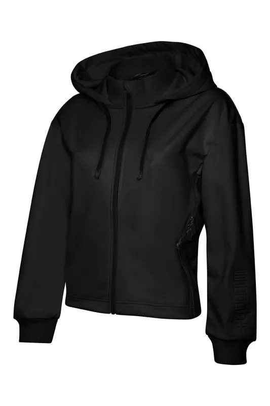 ZERORH+ 3 ELEMENTS SOFT SHELL W HOODY Black giacca softshell leggero da donna